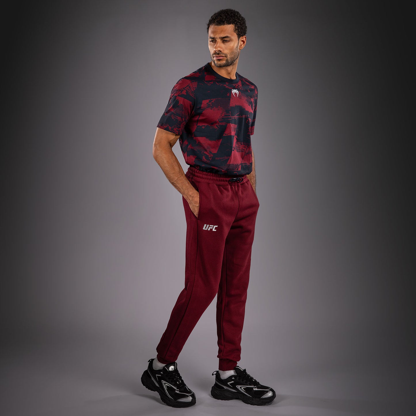 UFC Zenith by Venum Authentic Fight Week Pantaloni Uomo - Bordeaux