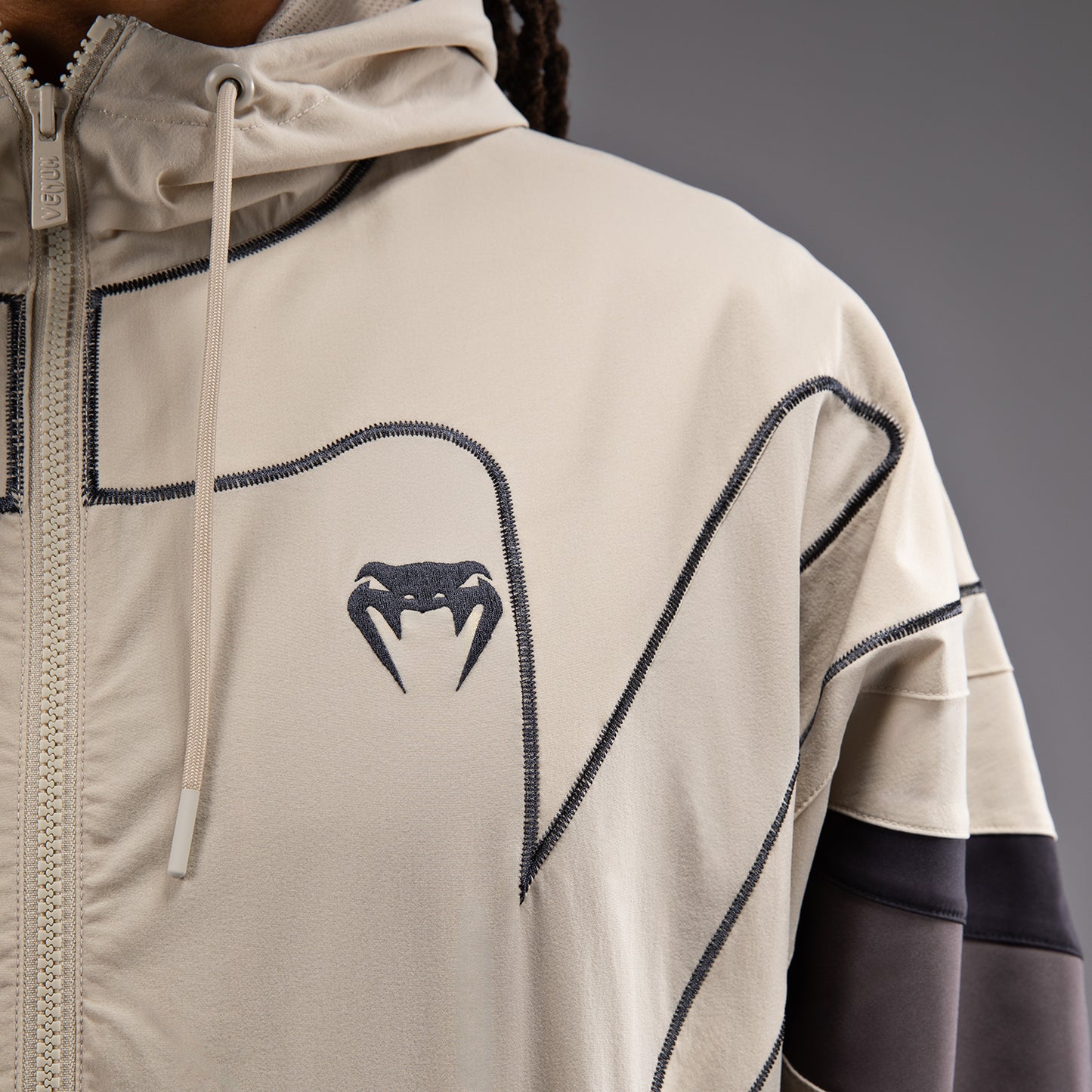 Venum x DTR Fight Attack 90 Giacca Tuta - Off-White