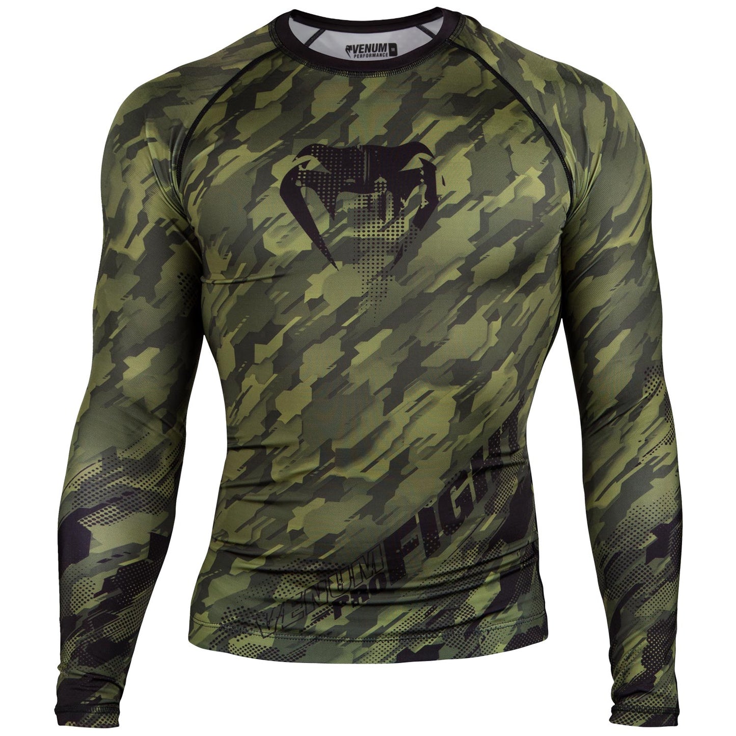 Rashguard Venum Tecmo - Maniche lunghe - Grigio scuro - Cachi