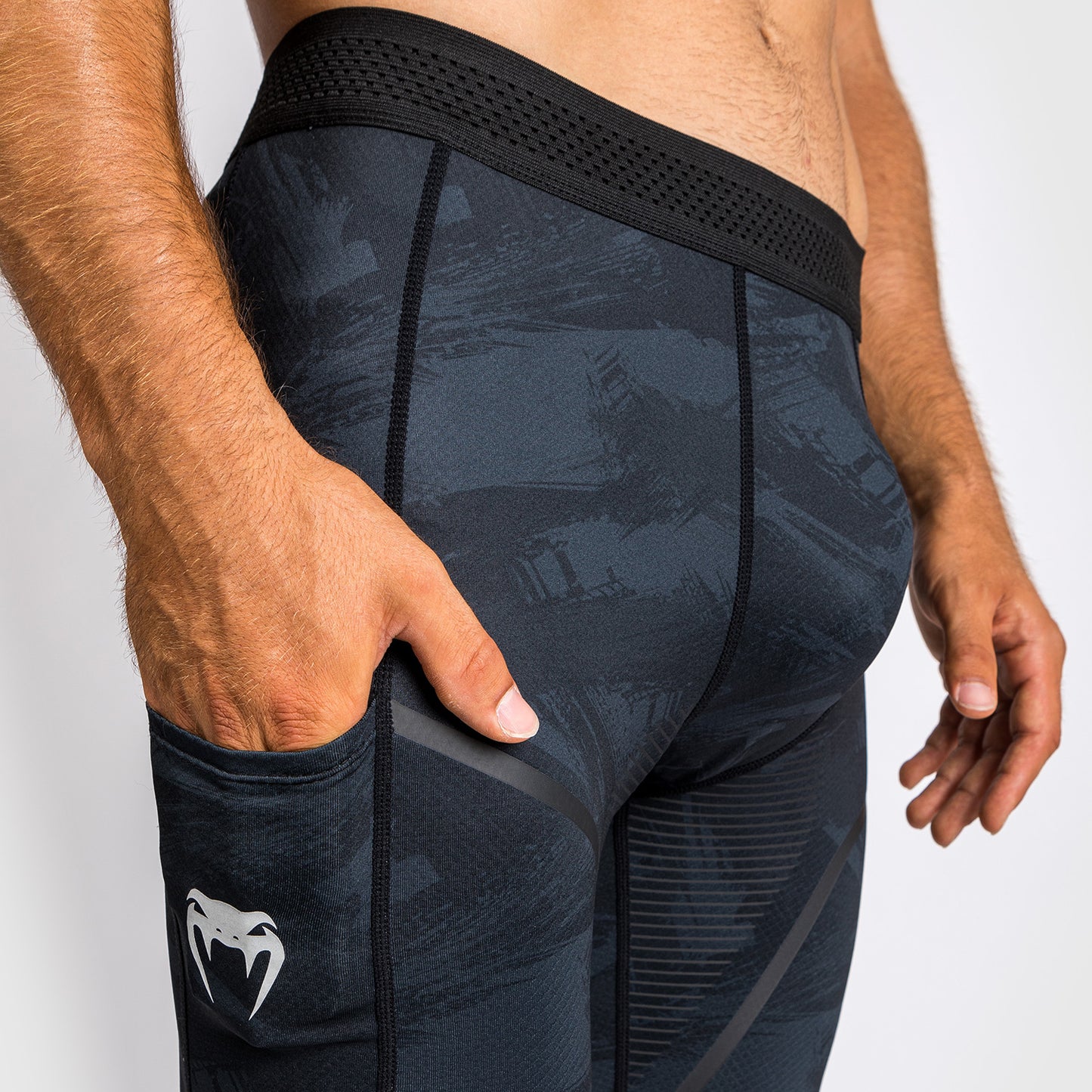 Pantaloni a compressione Venum Electron 3.0 - nero
