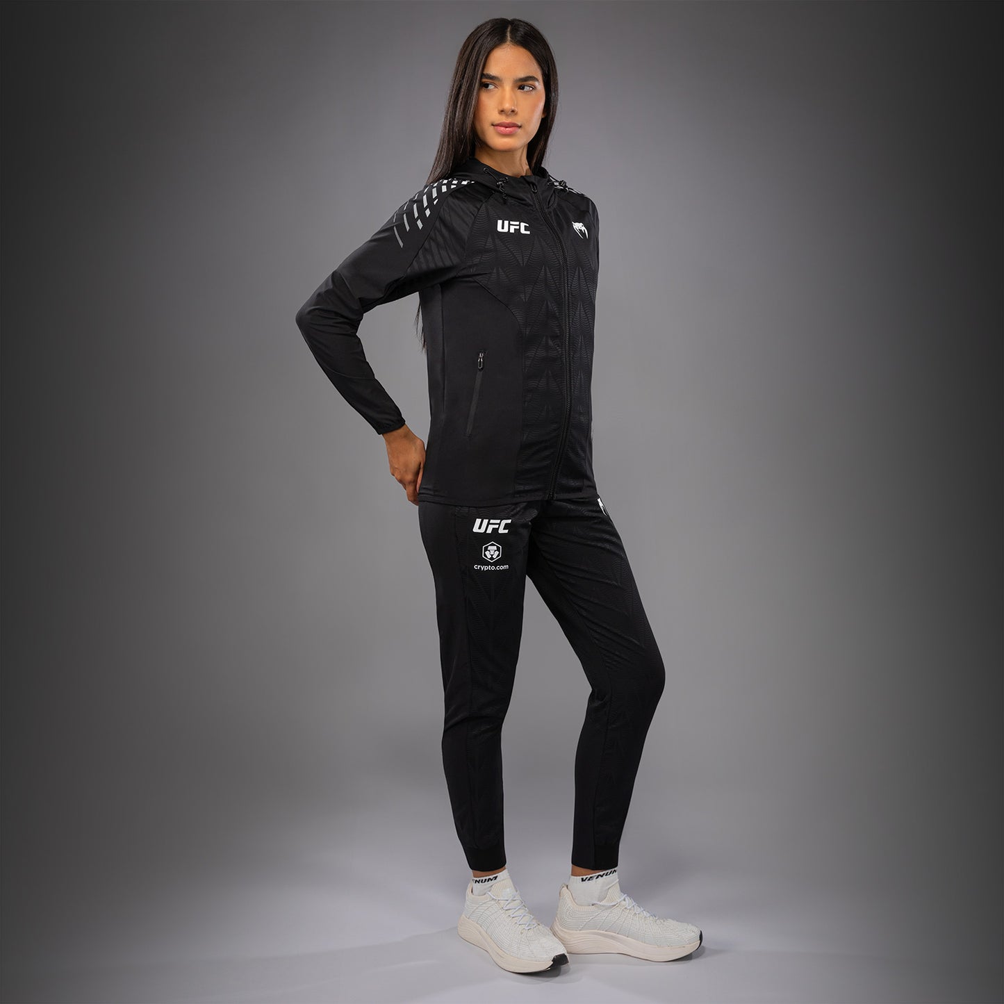 UFC Zenith by Venum Authentic Fight Night Felpa Walkout Donna - Nero