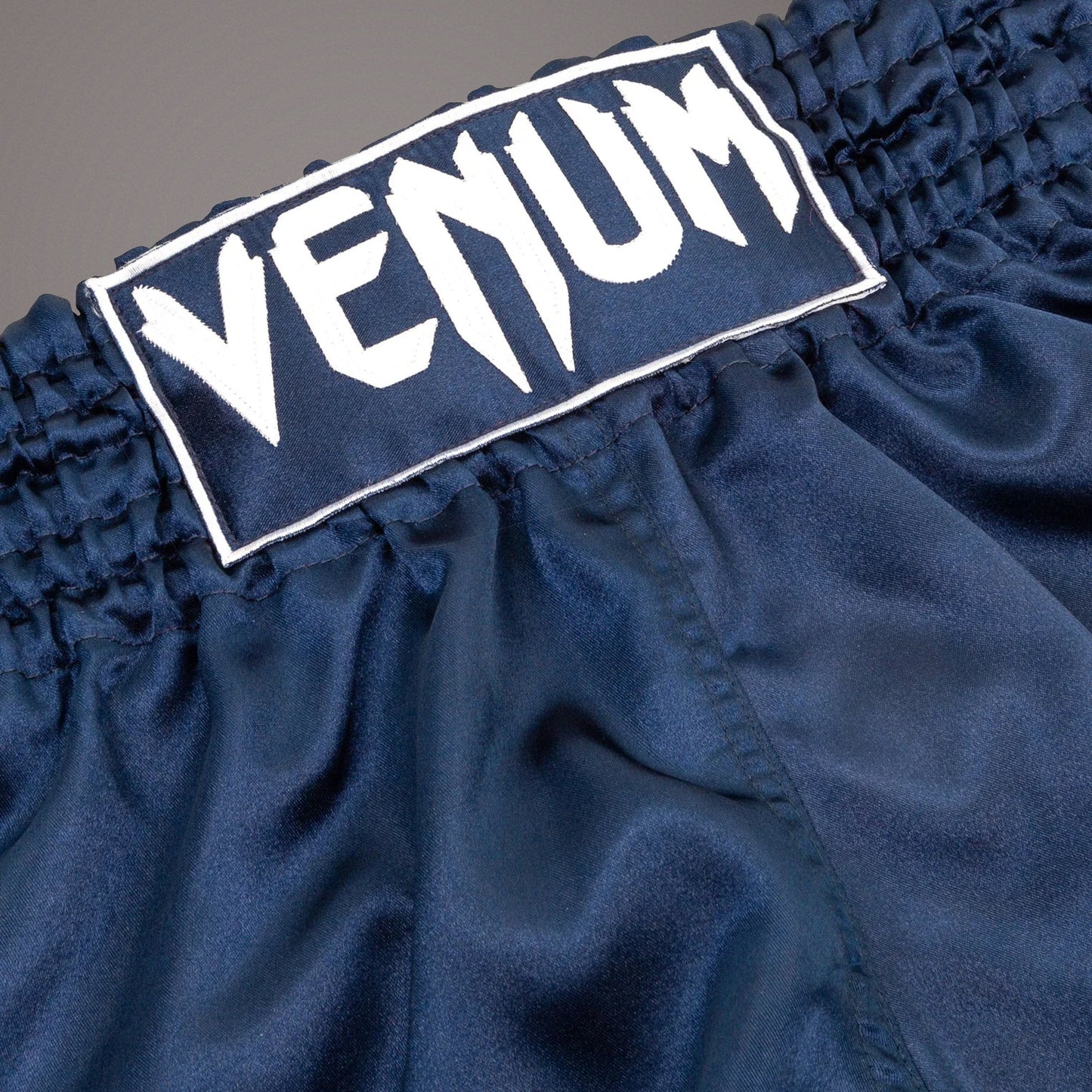 Classic Venum Pantaloncini da Muay Thai - Blu navy/bianco