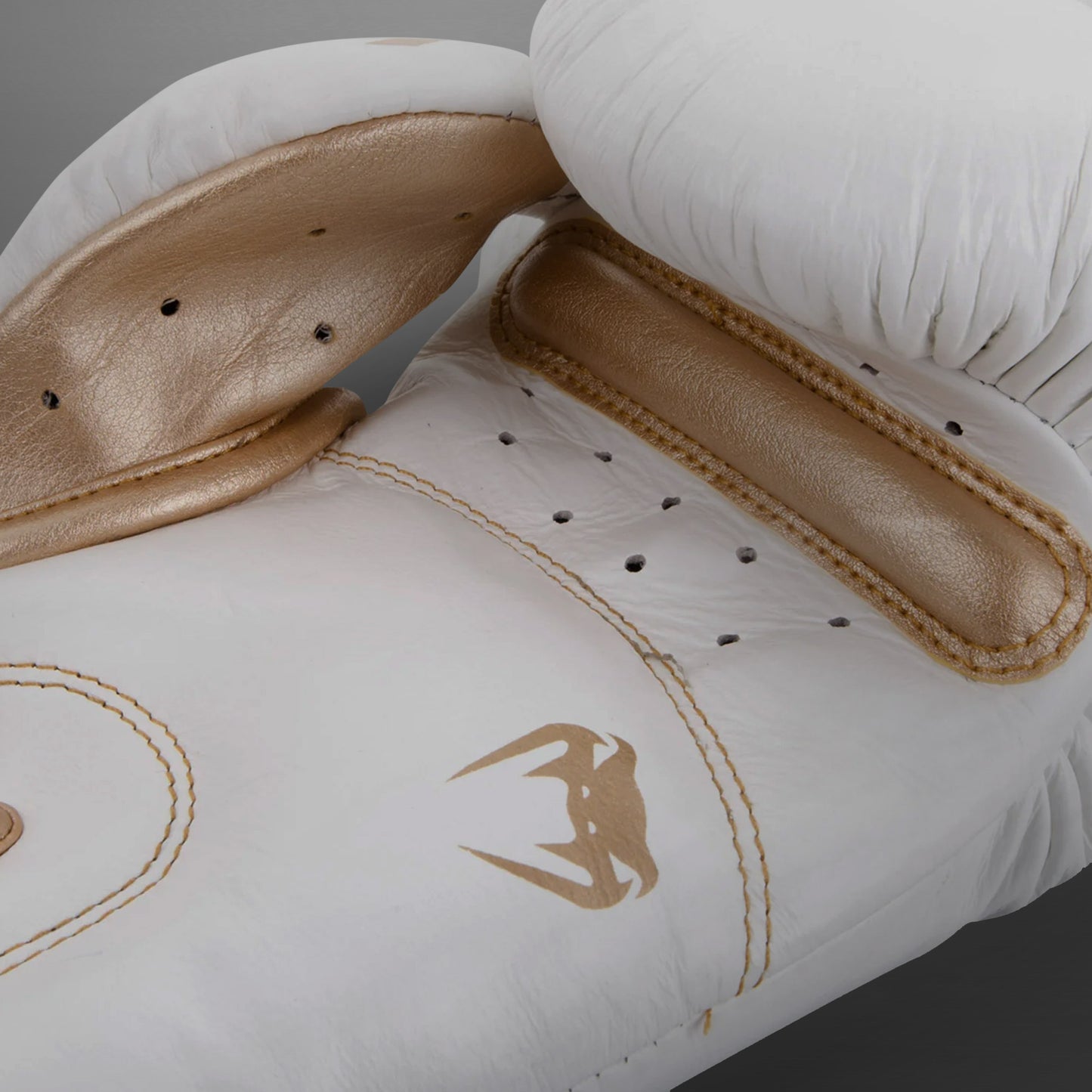 Guantoni da Boxe Venum Giant 3.0 - Pelle Nappa - Bianco/Oro