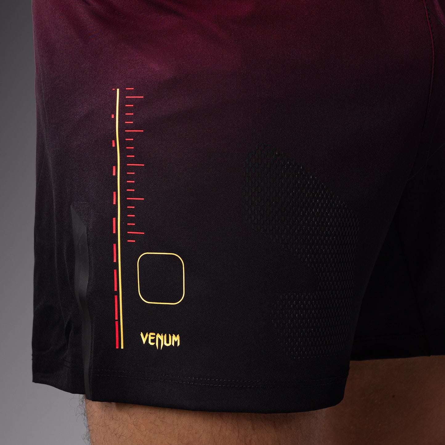Venum Tactical XT Pantaloncini da combattimento - Nero/Borgogna/Oro