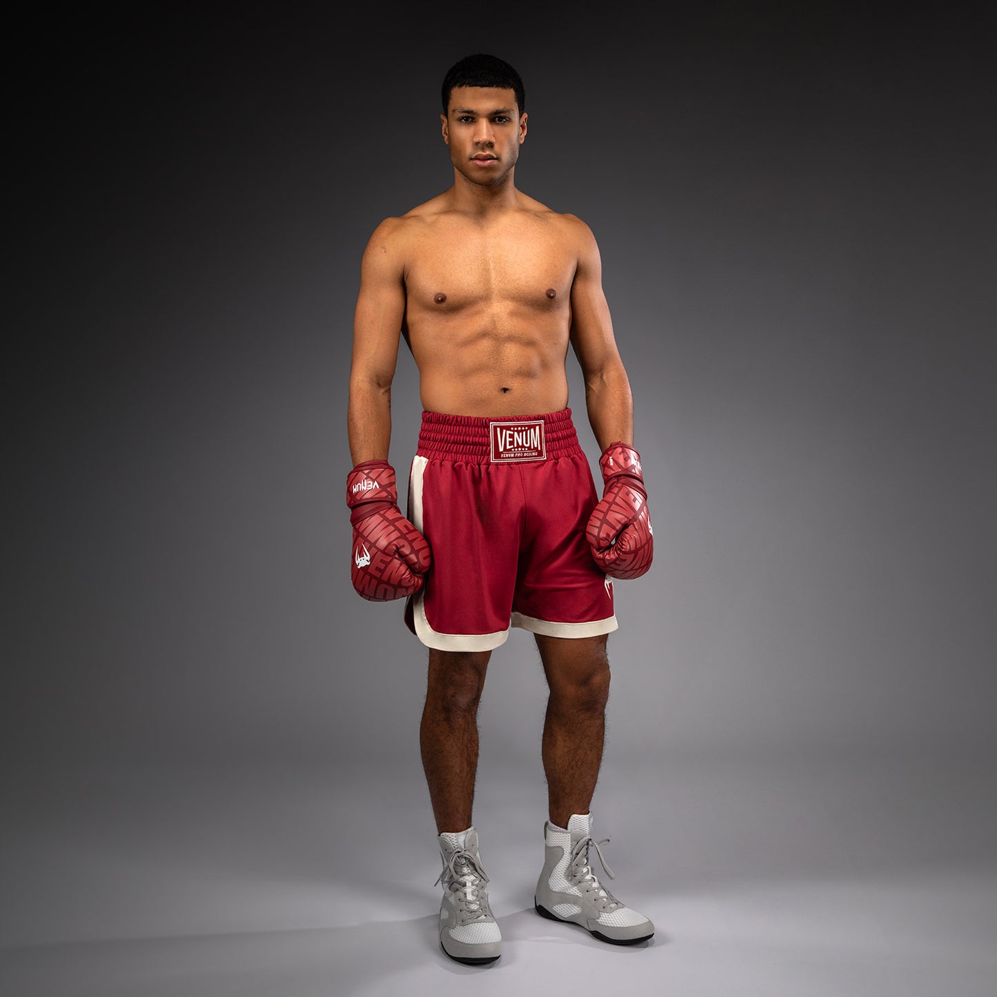 Venum Classic Pantaloncini da boxe – Rosso Rubino/Avorio