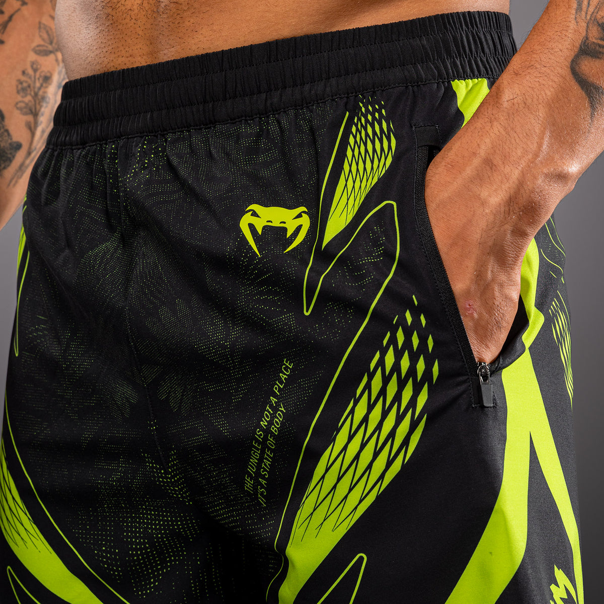 Venum Amazonia Reborn Pantaloncini da allenamento - Nero/Verde