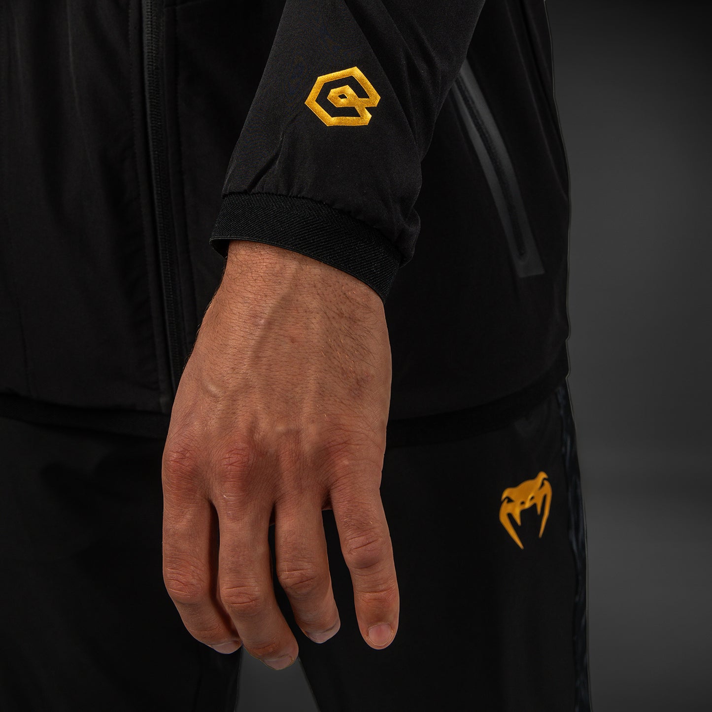 Venum x Chimaev Giacca Tuta - Nero/Grigio