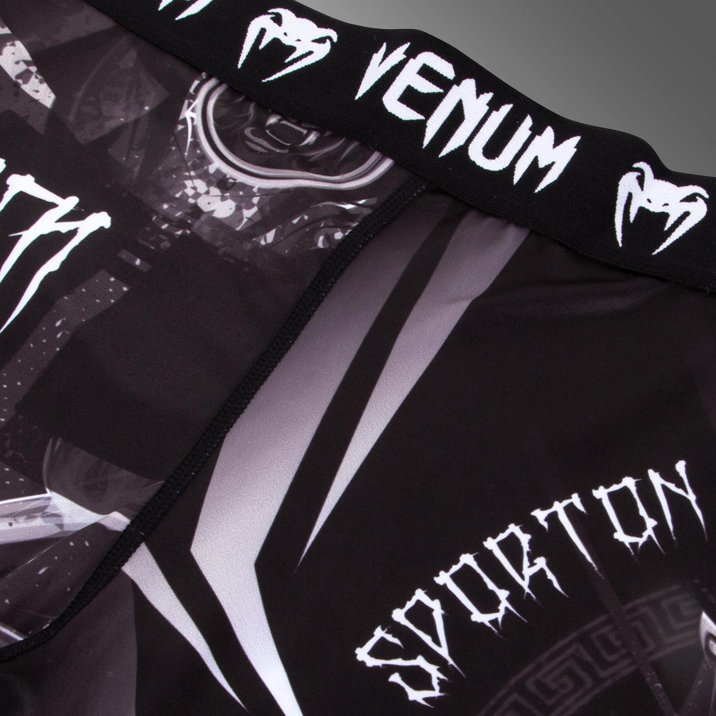 Pantaloni a compressione Venum Gladiator 3.0 - Nero/Bianco