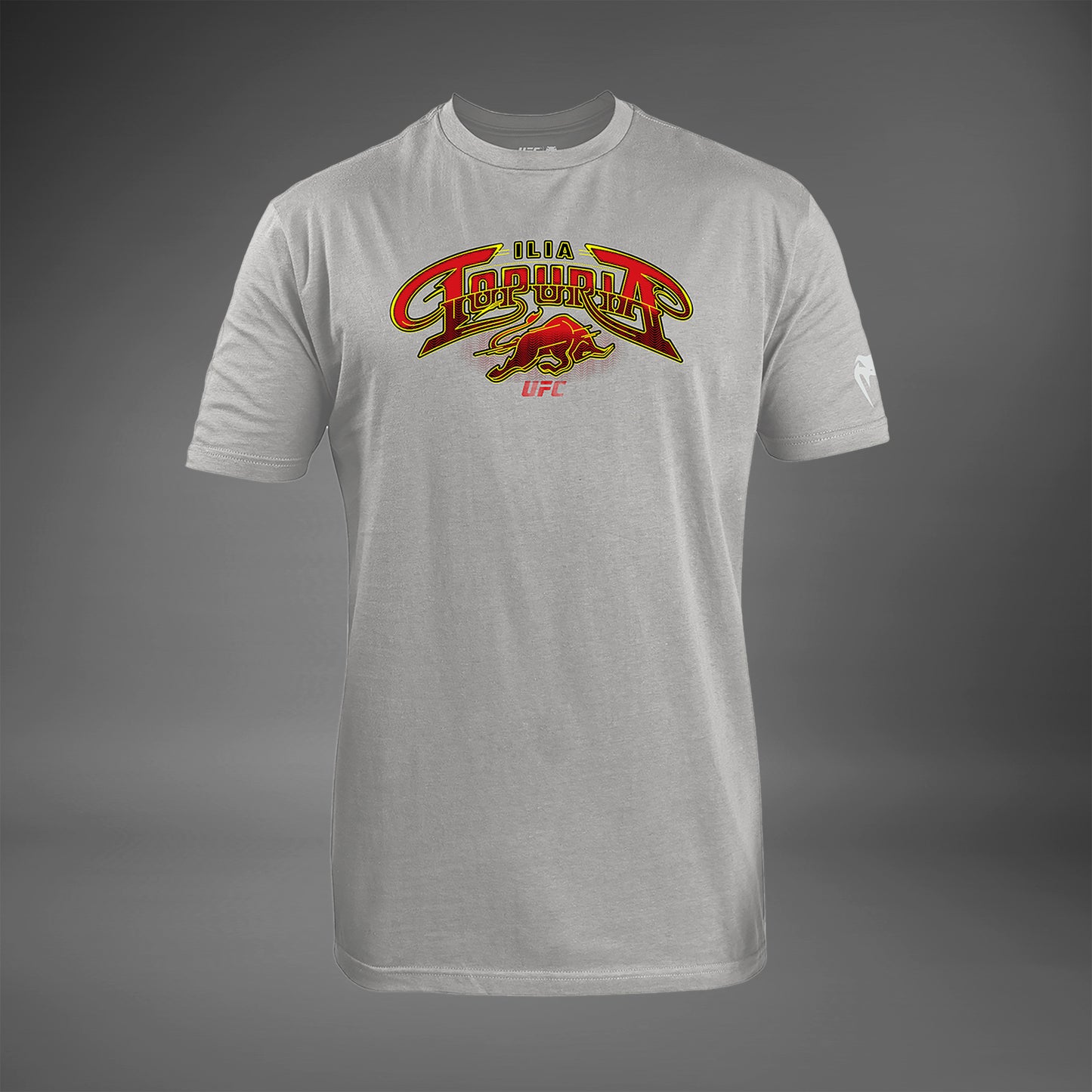 UFC Unrivaled by Venum Ilia Topuria Maglietta Uomini - Grigio Melange
