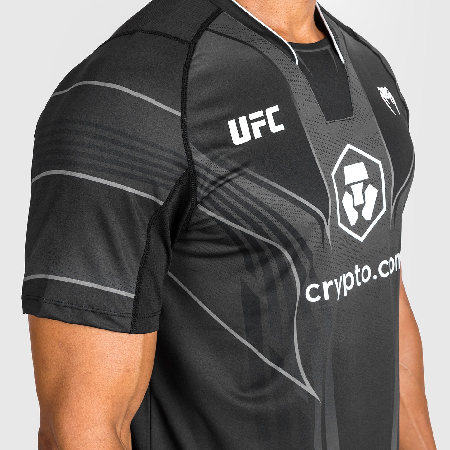 Maglia UFC Venum personalizzata Authentic Fight Night 2.0 Uomo - Nero