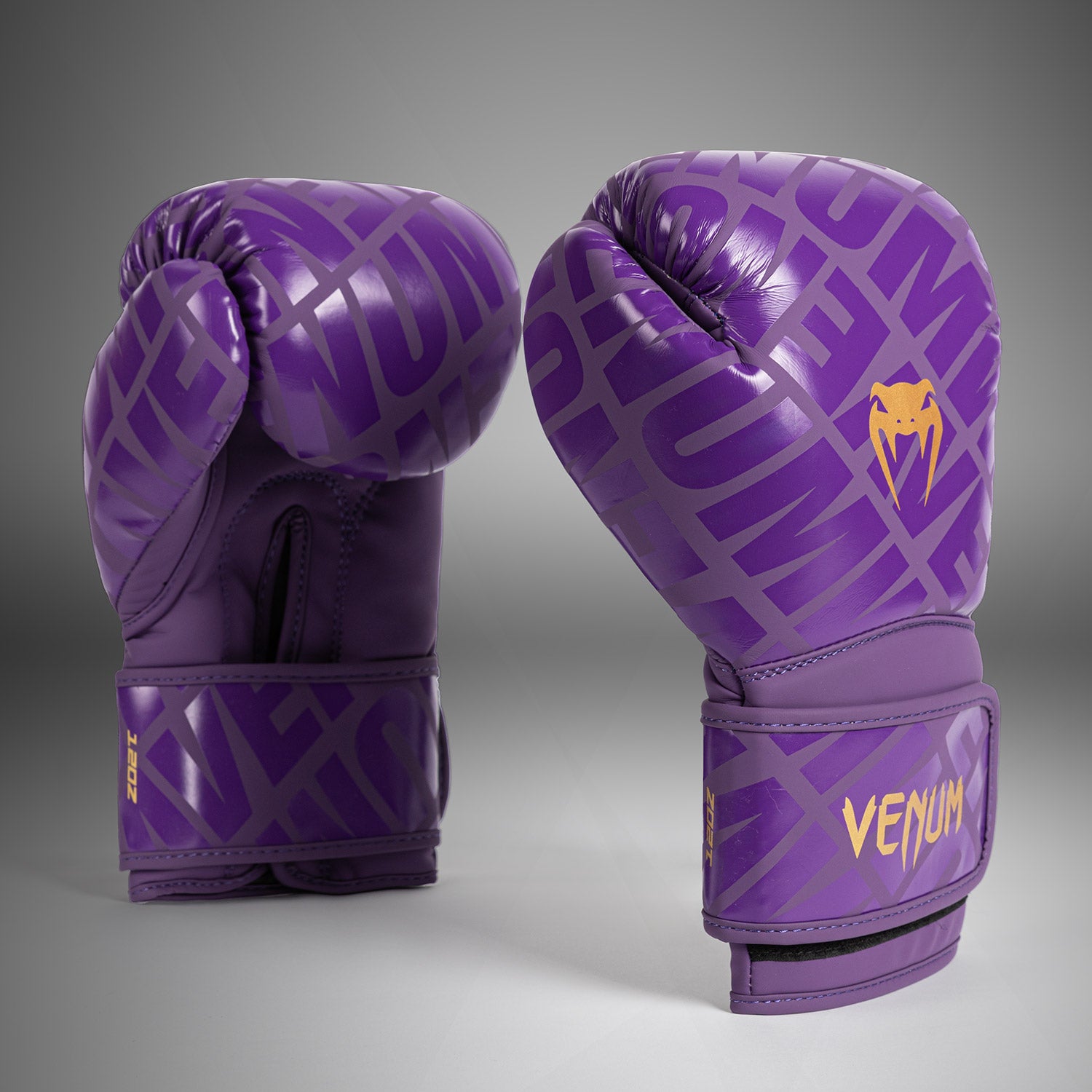 GUANTONI E CASCHETTO BOXE IN VERA PELLE - VIOLA – Ventura Sporting - Foto 1