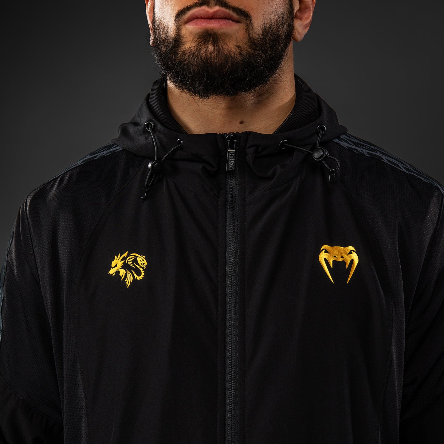 Venum x Chimaev Giacca Tuta - Nero/Grigio