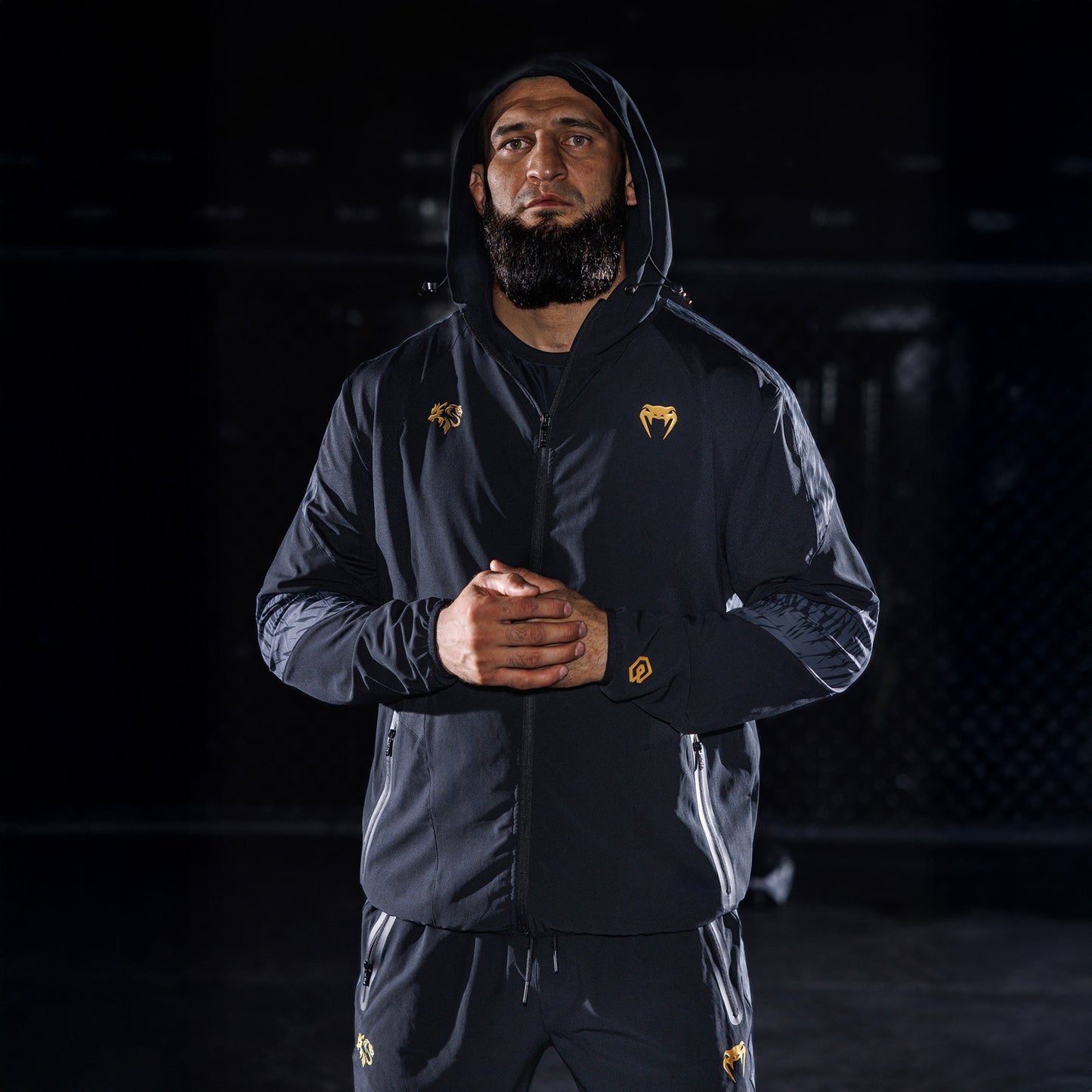 Venum x Chimaev Giacca Tuta - Nero/Grigio