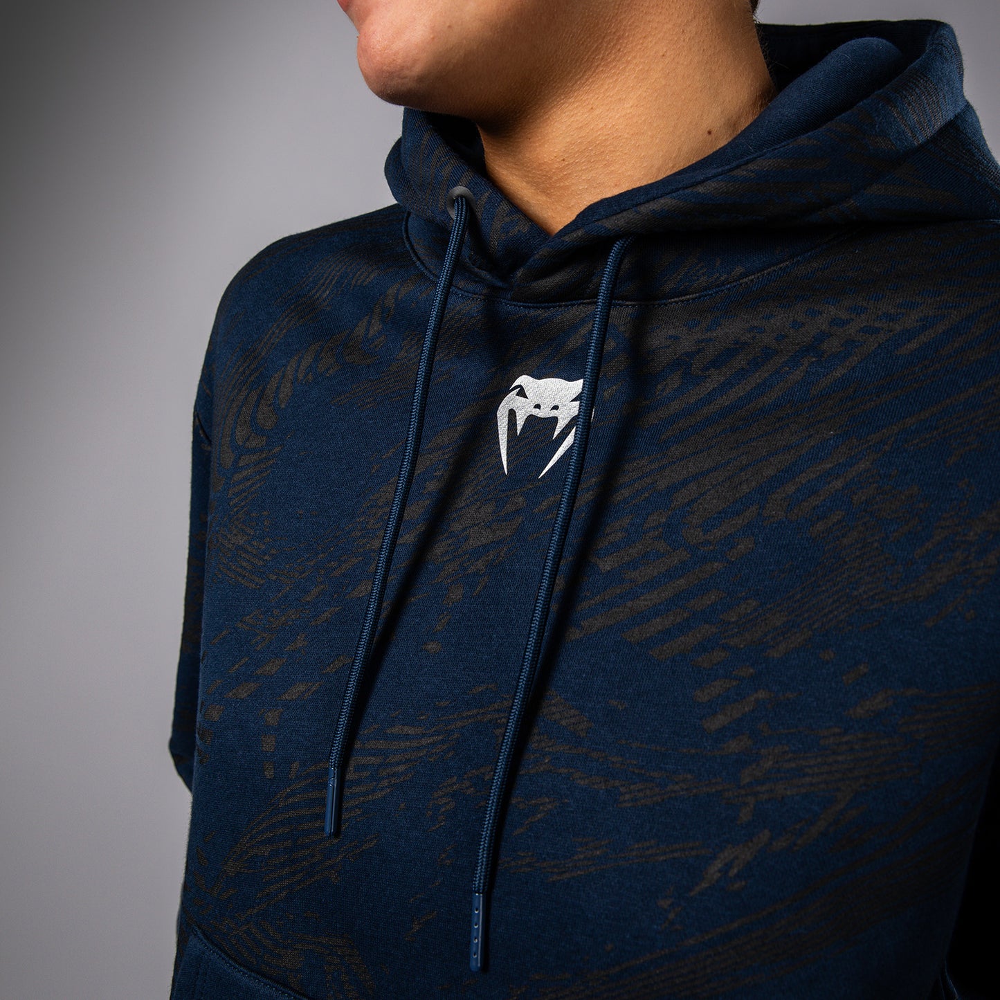 UFC Fusion by Venum Fight Week Felpa con Cappuccio per Donna - Blu oceanico