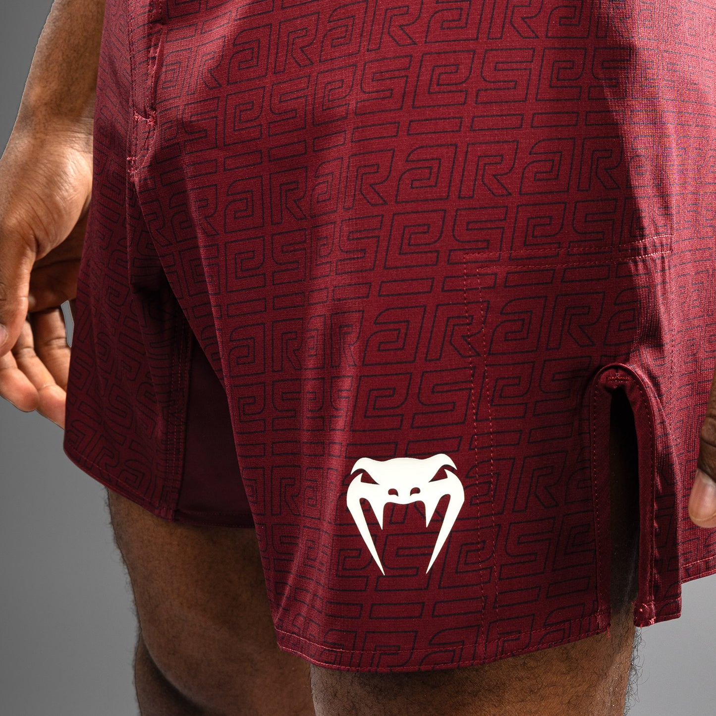 Venum x Ares Pantaloni da Combattimento da Uomo - Borgogna