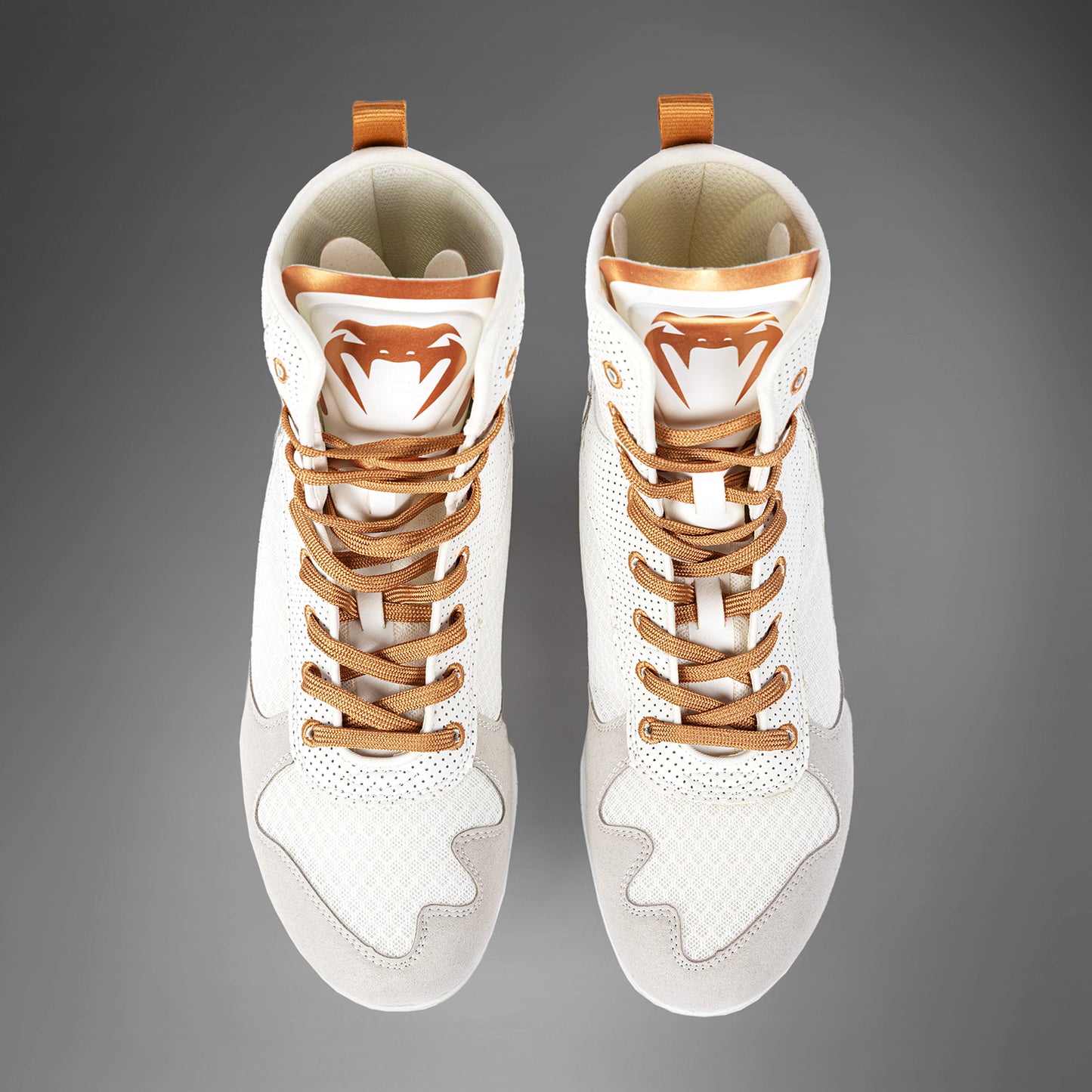 Venum Elite Monogram Scarpe Da Boxe – Bianco/Oro