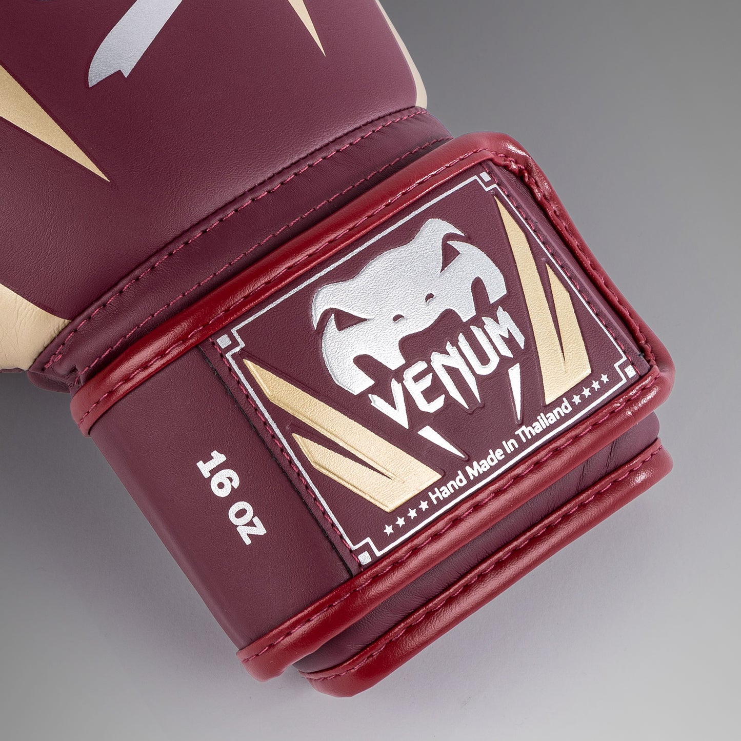 Venum Elite Guantoni da Boxe - Borgogna/Oro