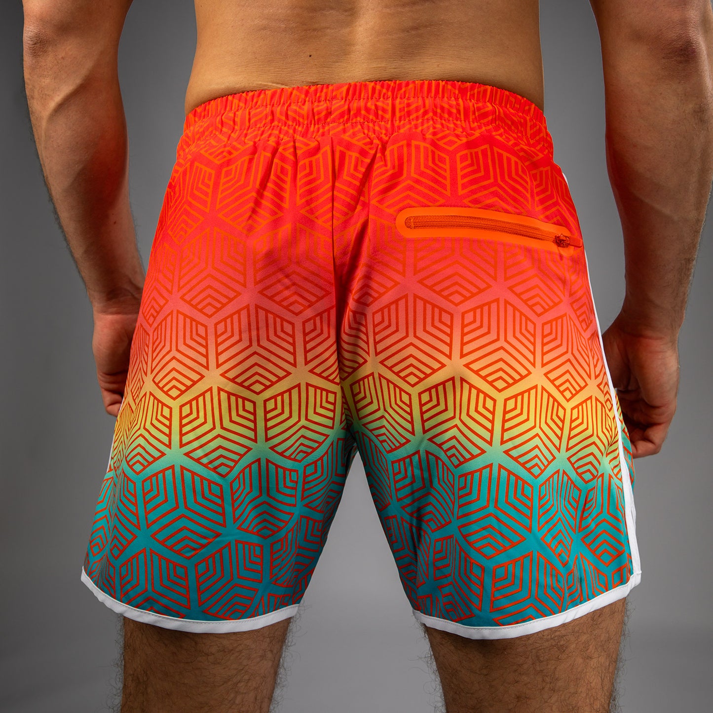 Venum Octane Board Shorts - Sunset Orange/Celeste