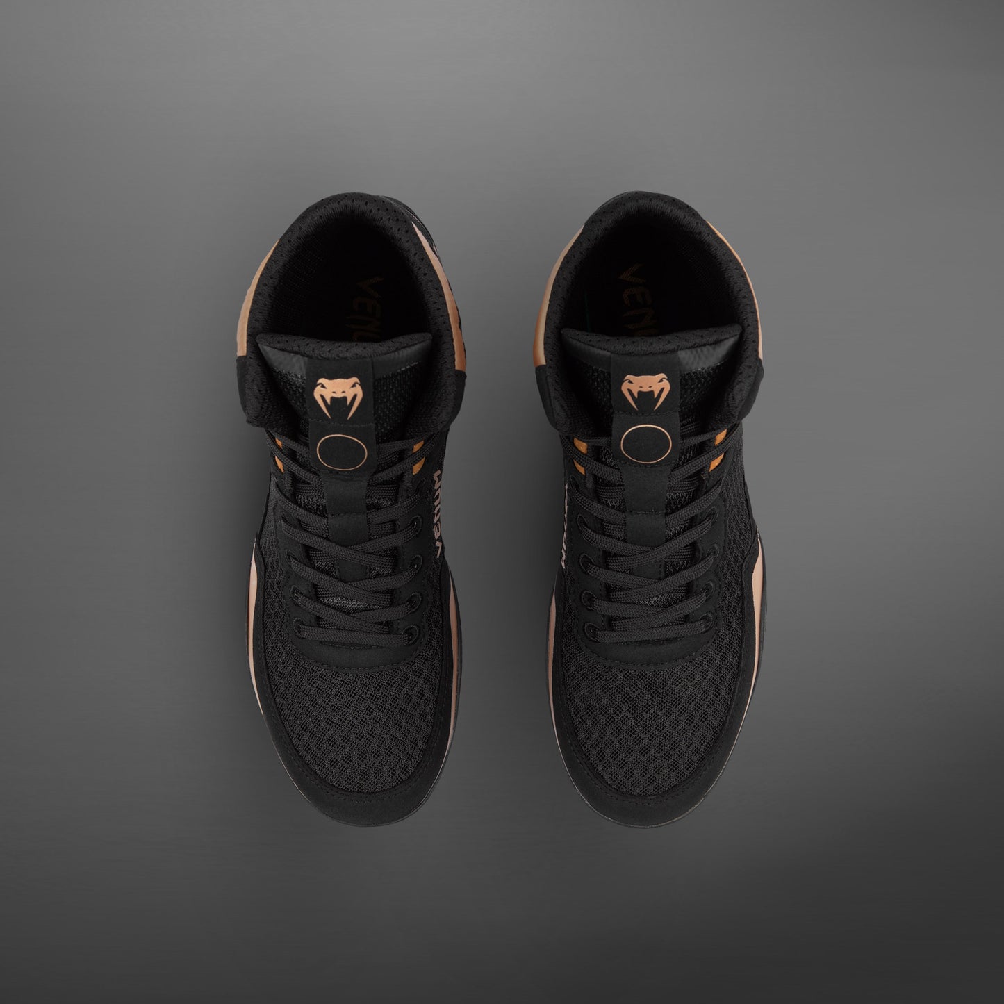 Venum Elite Scarpe da wrestling - Nero/Bronzo