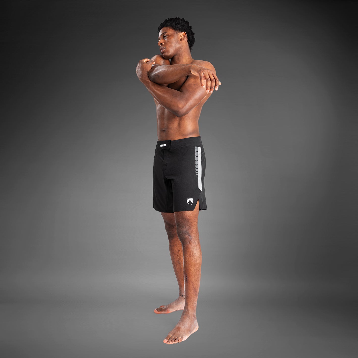 Venum Tempest Pantaloncini da Combattimento per Uomo - Nero/Grigio