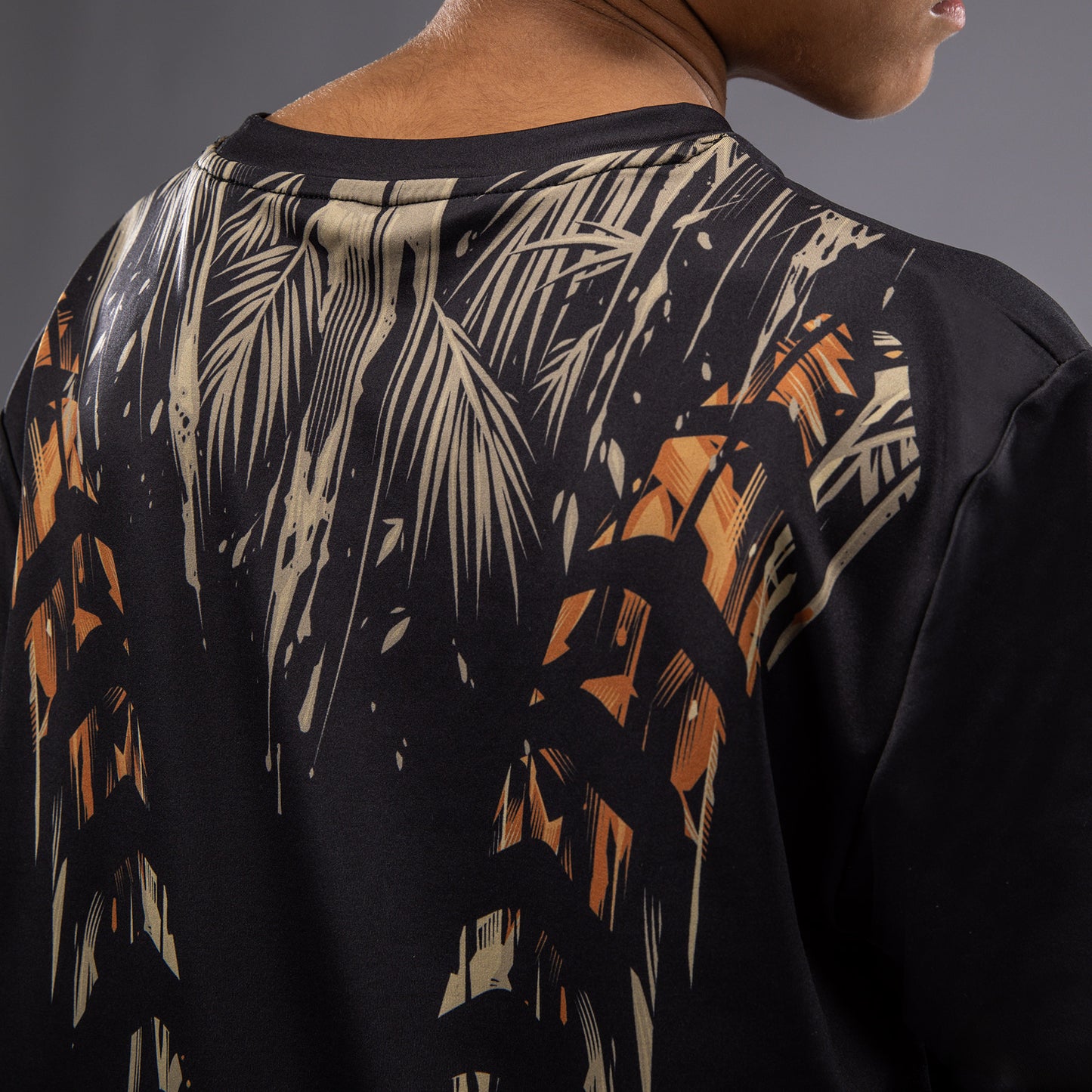 Venum Tiger Maglietta Dry-Tech Bambini - Nero/Arancione Neon