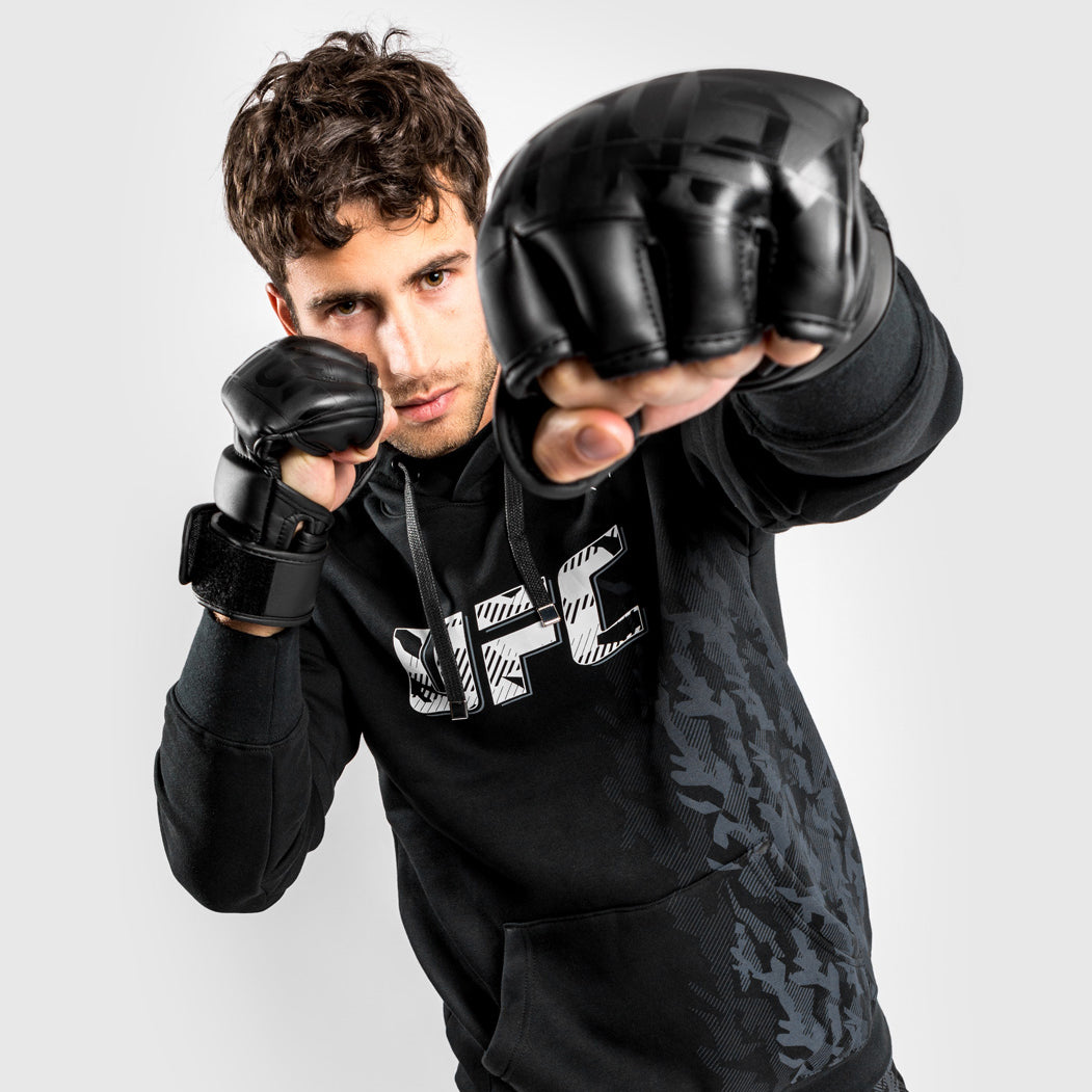 Felpa Con Cappuccio Uomo UFC Venum Authentic Fight Week - Nero