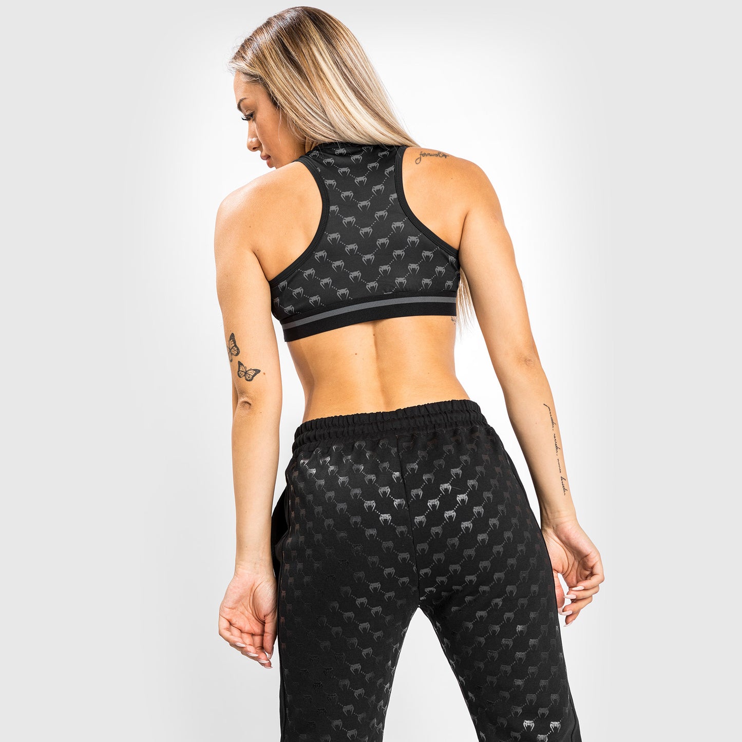 Pantaloni da jogging da donna Monogram Venum – Nero/Oro rosa