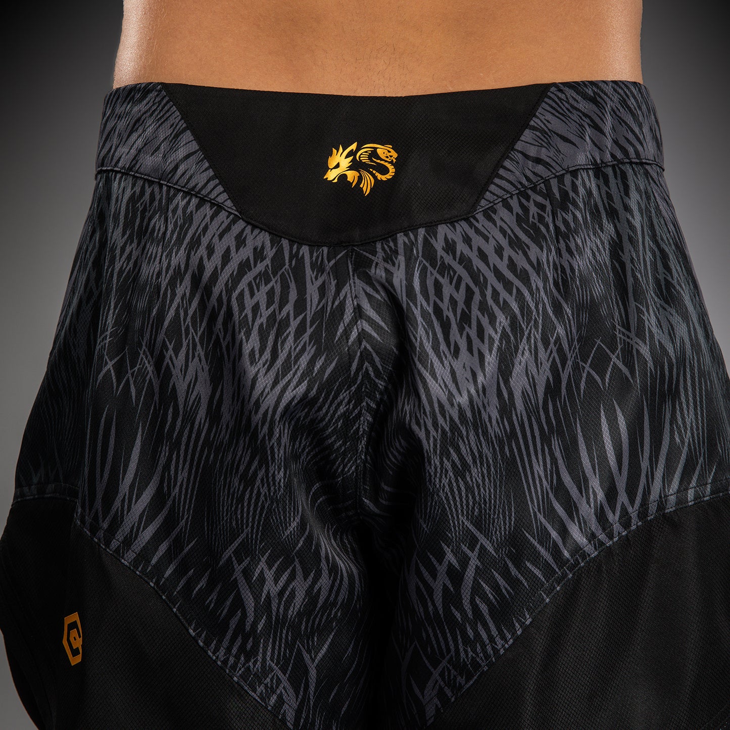 Venum x Chimaev Fightshorts - Nero/Grigio