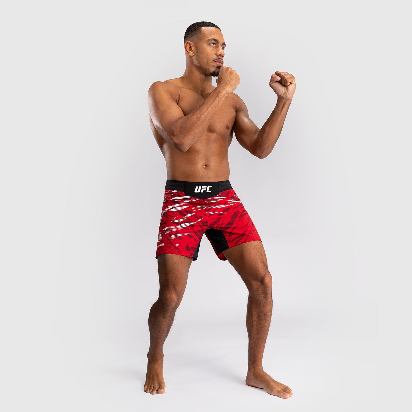 UFC Fusion by Venum Personalizzati Authentic Fight Night Shorts da Lotta per Uomo - Fit Corto - Rosso