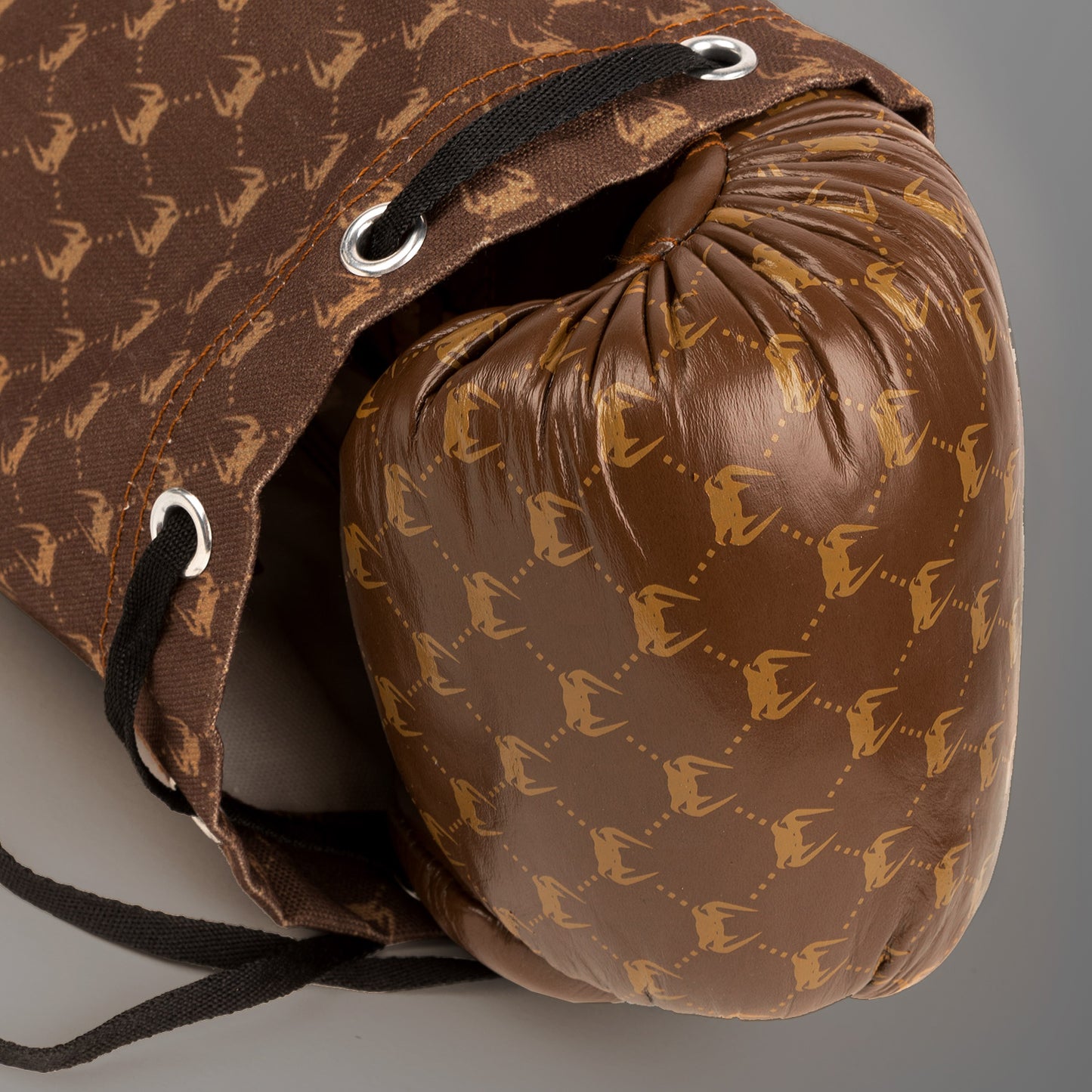 Guantoni da boxe Venum Coco Monogram Pro - Marrone grizzly
