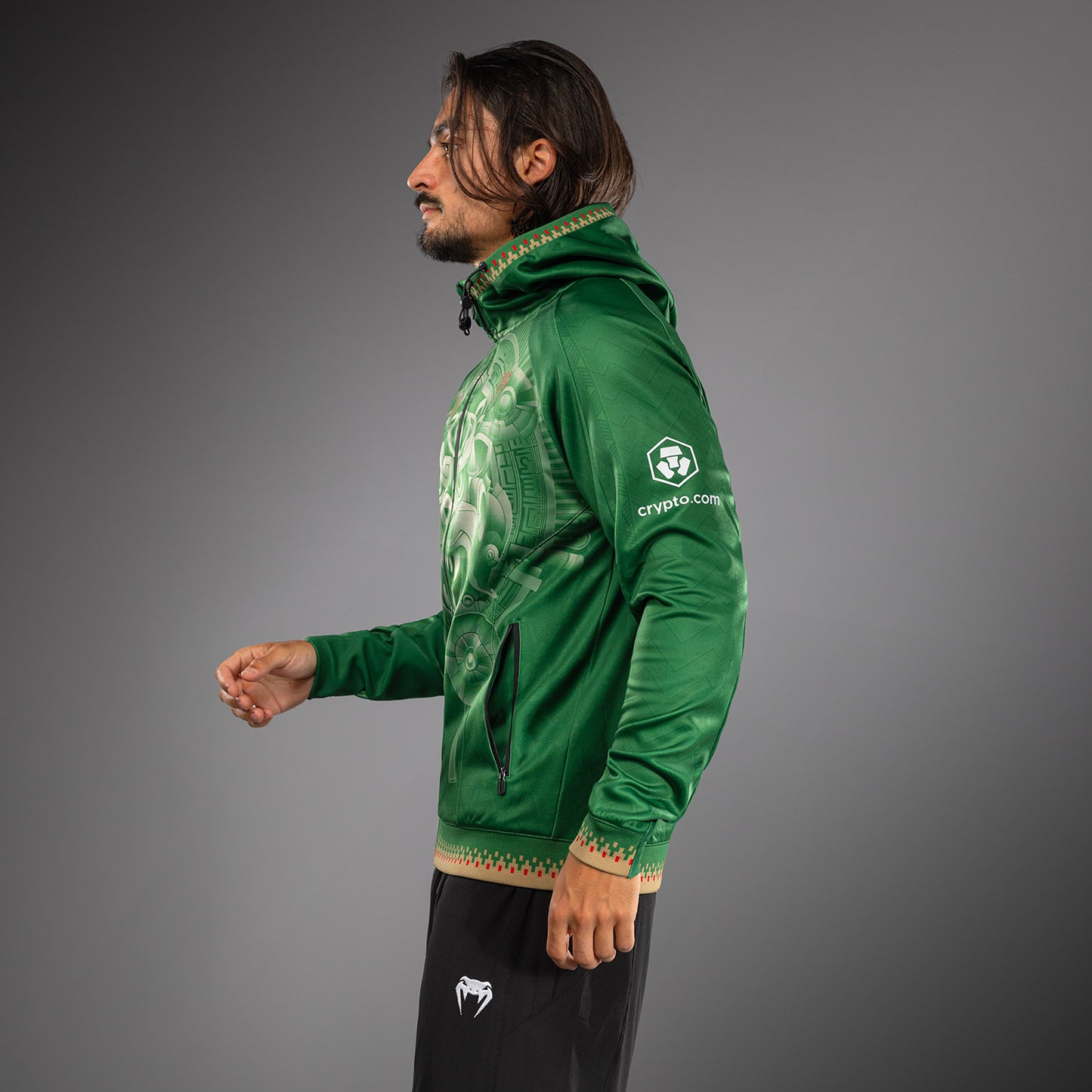 Noche UFC 2.0 By Venum Authentic Fight Night Felpa con cappuccio - Verde