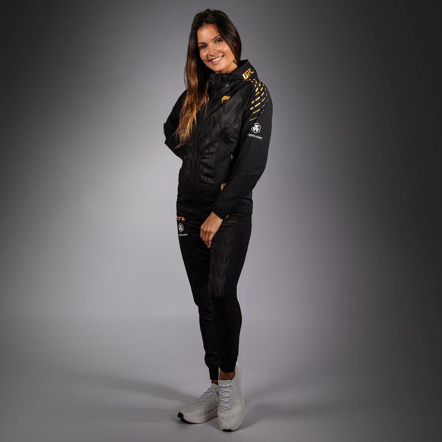UFC Zenith by Venum Authentic Fight Night Felpa Walkout Donna Personalizzato - Champion