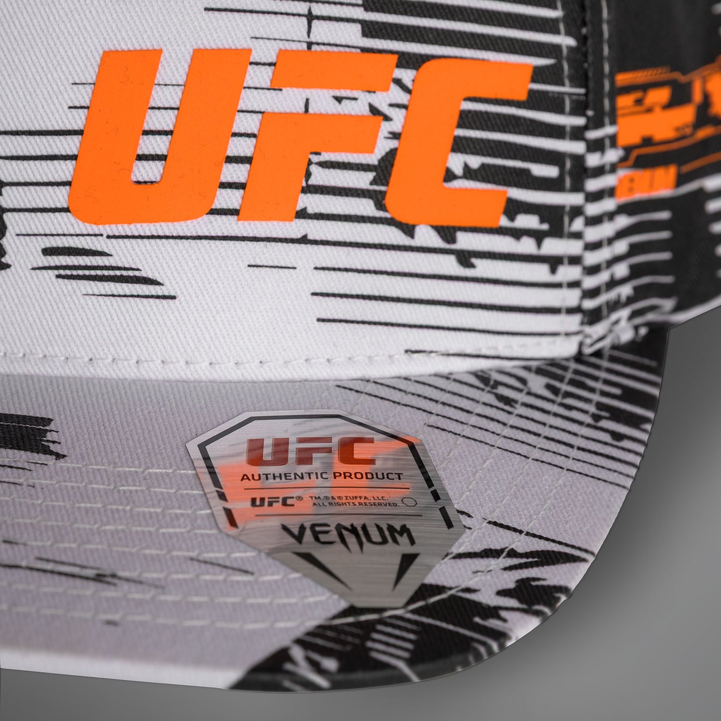 UFC Zenith by Venum Cappello Trucker Autentico Fight Week – Bianco