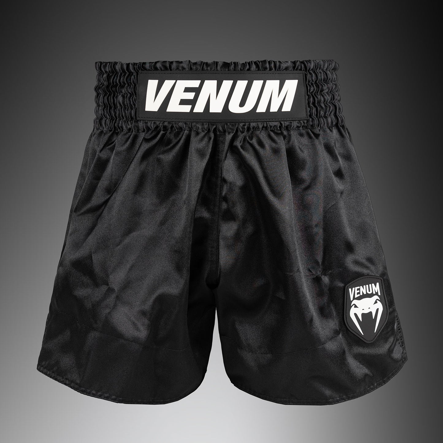 Venum Classic Evo Pantaloncini Muay Thai - Nero/Bianco