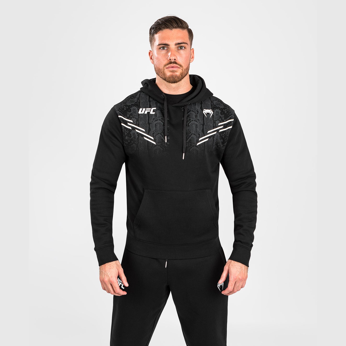 UFC Adrenaline by Venum Replica Felpa con Cappuccio da Uomo - Nero