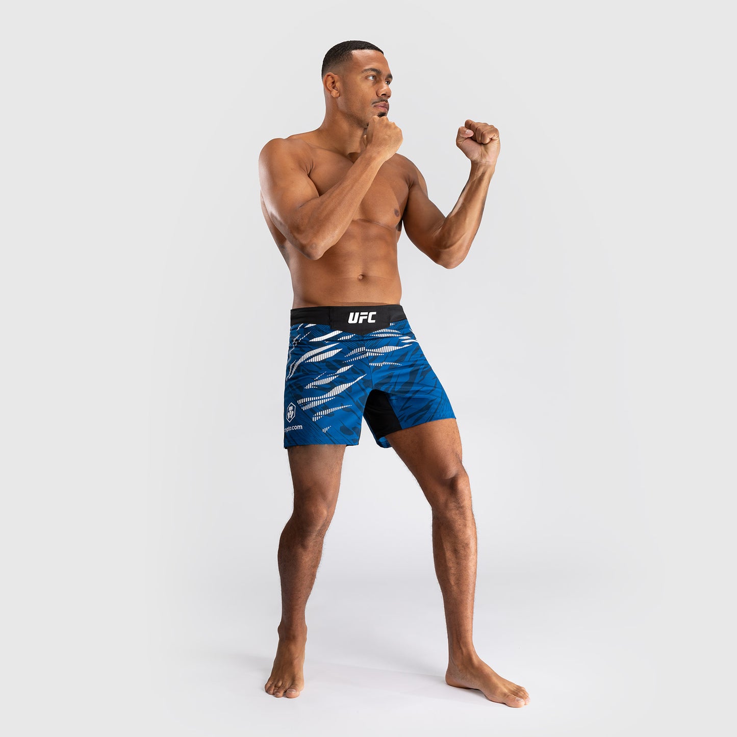 UFC Fusion by Venum Personalizzati Authentic Fight Night Shorts da Lotta per Uomo - Fit Corto - Blu
