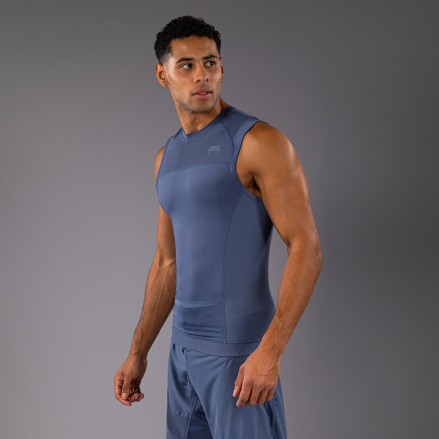 Venum G-Fit Air Rashguard Senza Maniche - Blu Nebbioso