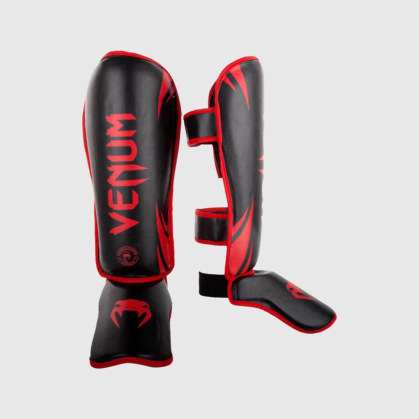 Paratibie con parapiede Venum Challenger - Nero/Rosso - In esclusiva