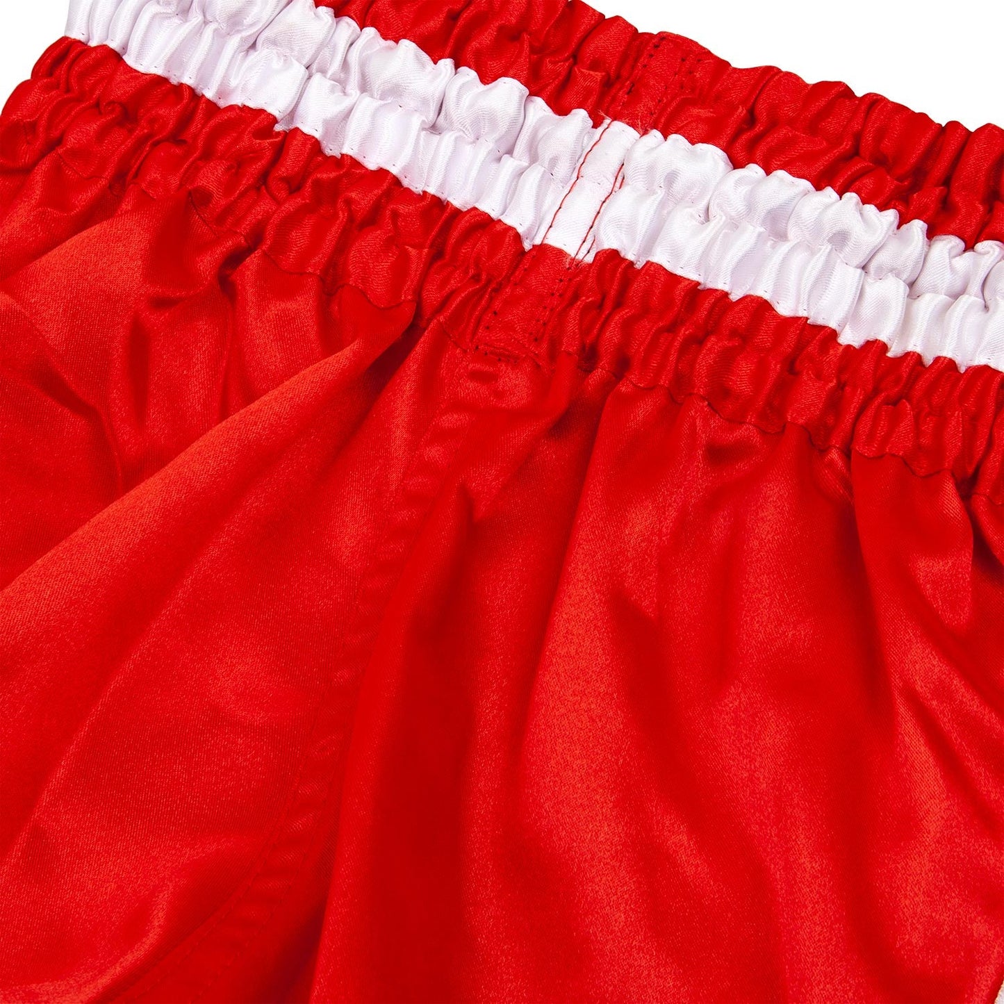 Pantaloncini Venum da Muay Thai Bambino - Rosso/Bianco