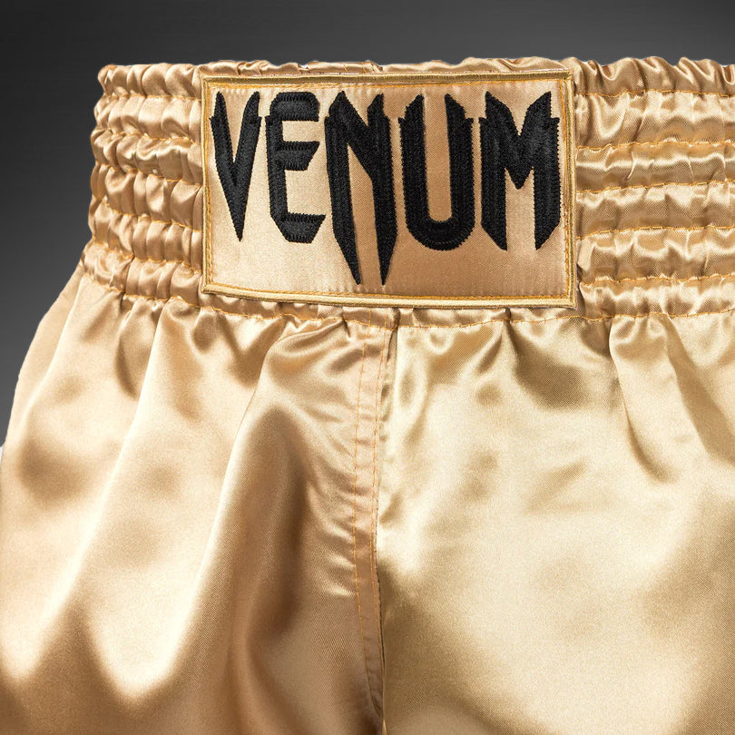 Venum Classic Pantaloncini da Muay Thai - oro/neri