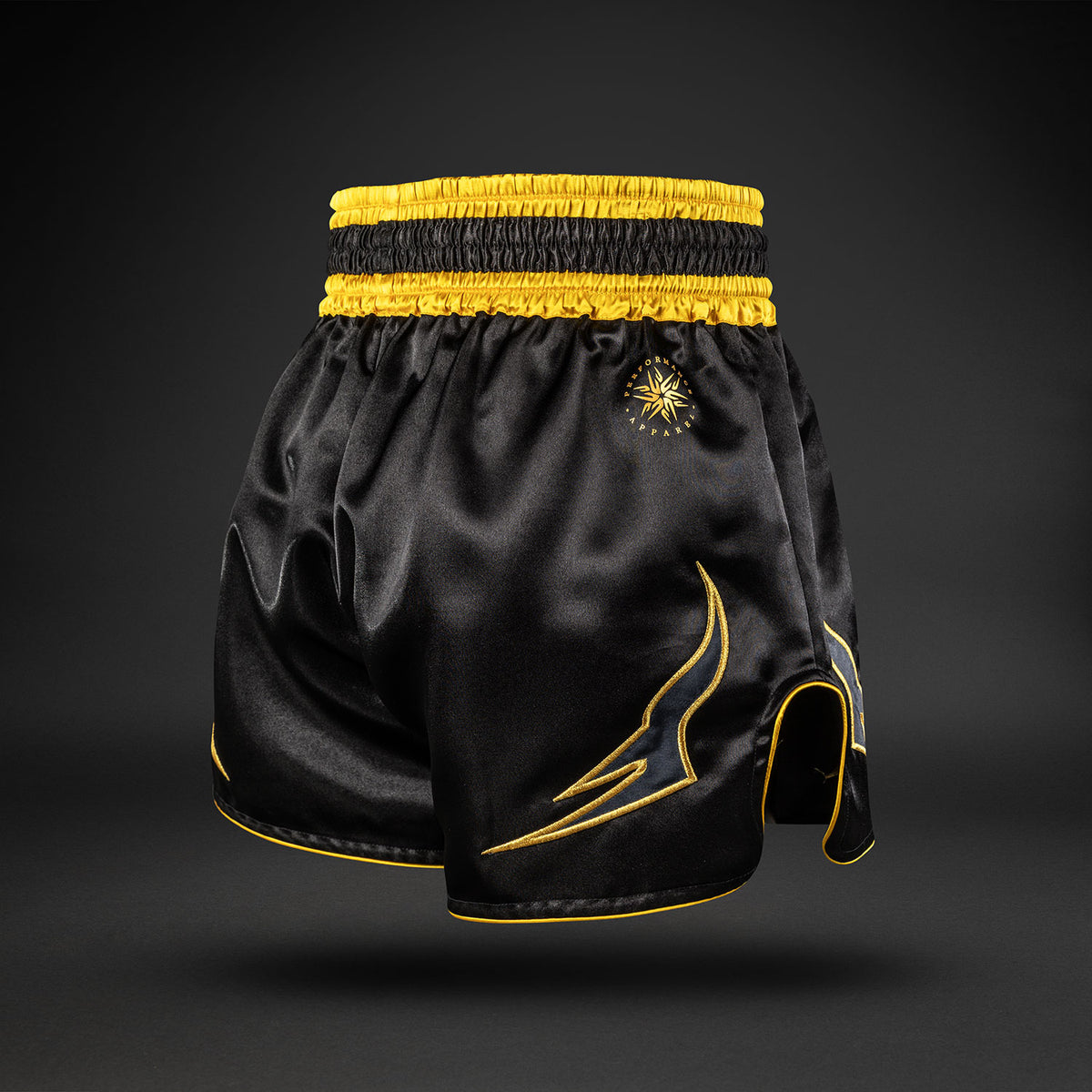 Venum Bangkok Fury Pantaloncini da Muay Thai - Nero/Oro
