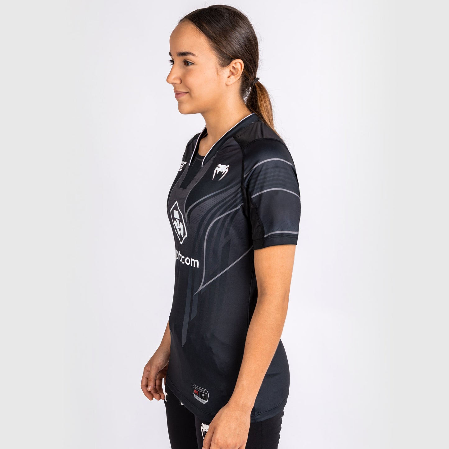 Maglia UFC Venum personalizzata Authentic Fight Night 2.0 Donna - Nero