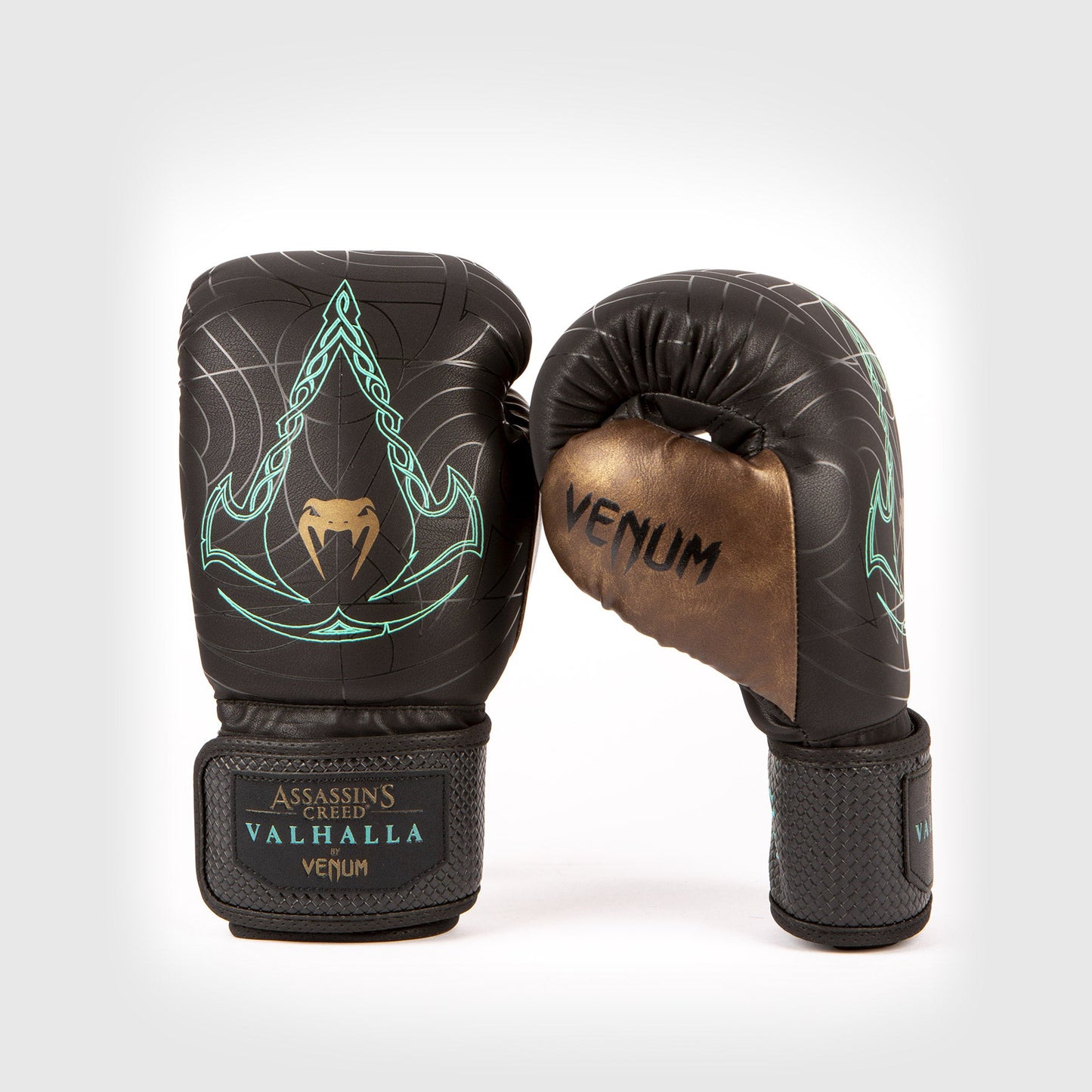 Guanti da boxe Venum Assassin's Creed - Nero/Blu