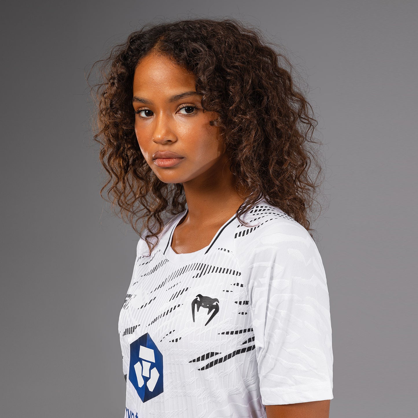 UFC Fusion by Venum Authentic Fight Night Maglietta da Gara per Donna - Bianco