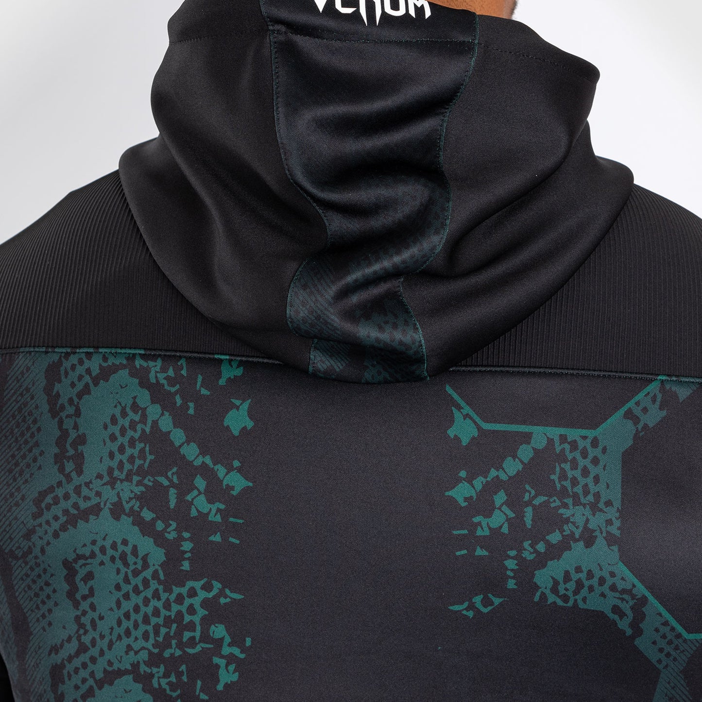 UFC Adrenaline by Venum Authentic Fight Night Felpa con cappuccio per Uomo - Emerald Edition - Verde/Nero