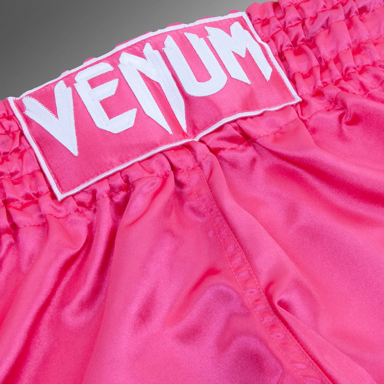 Classic Venum Pantaloncini da Muay Thai - Rosa/Bianco
