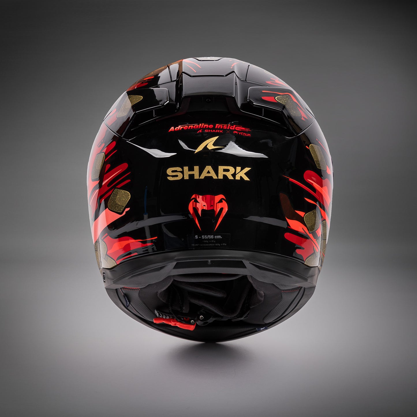 Casco moto Venum x Shark SKWAL i3 - Rosso/Oro
