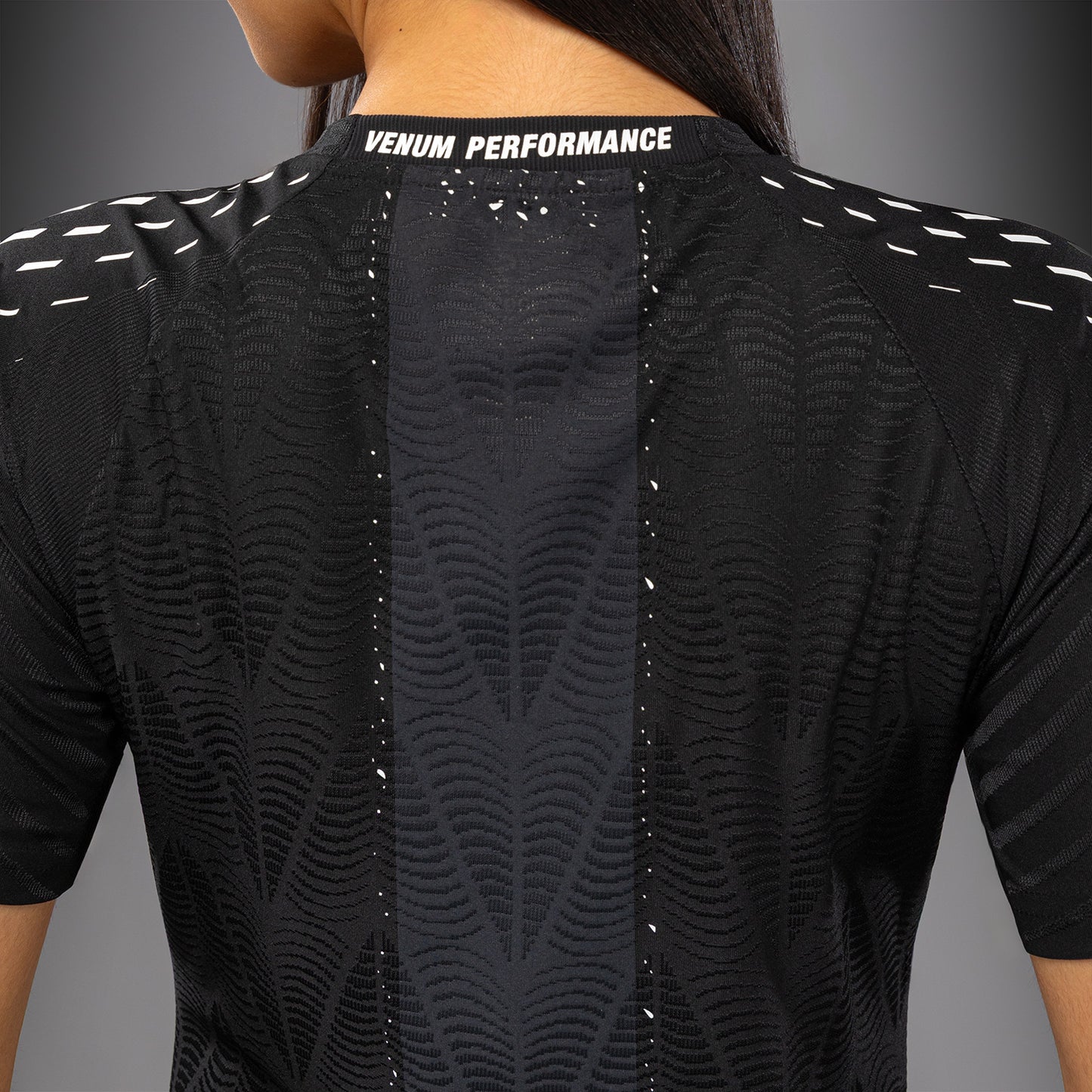 UFC Zenith by Venum Authentic Fight Night Maglia ufficiale Walkout Donna Personalizzato - Nero