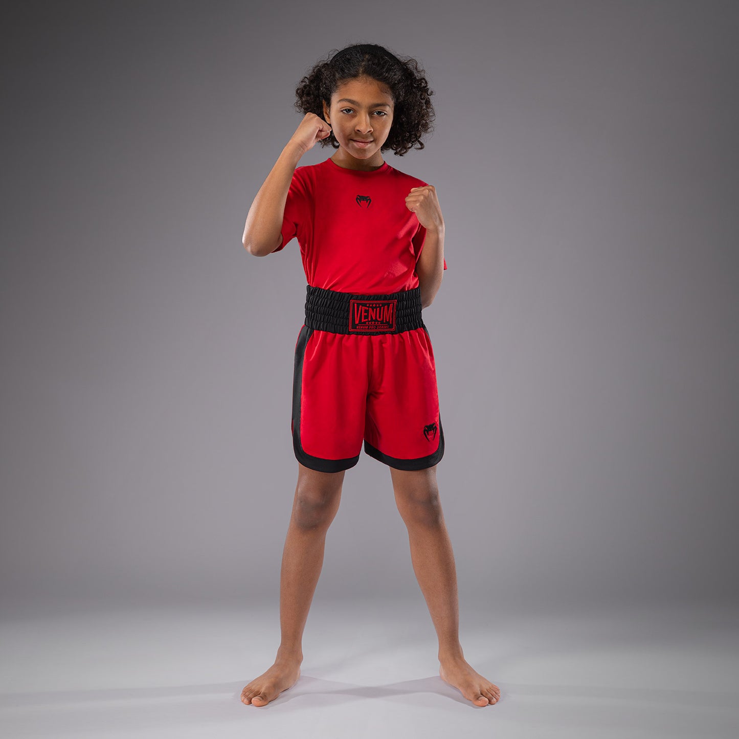 Venum Classic Pantaloncini da boxe per Bambini - Rosso ciliegia