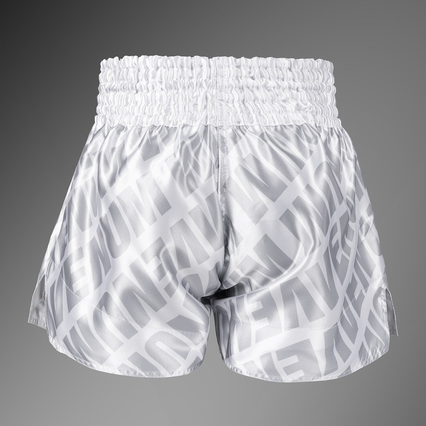 Venum Contender XT Pantaloncini Muay Thai – Bianco/Argento